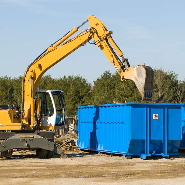 are there any restrictions on where a residential dumpster can be placed in Lake Seneca